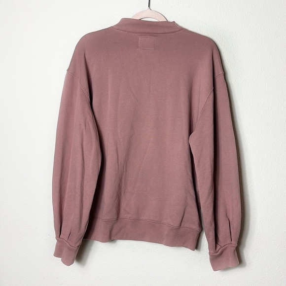 Abercrombie & Fitch Soft A&F Collection Pullover Sweater in Mauve color size L - Picture 5 of 12